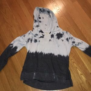 A light tye dye hoodie